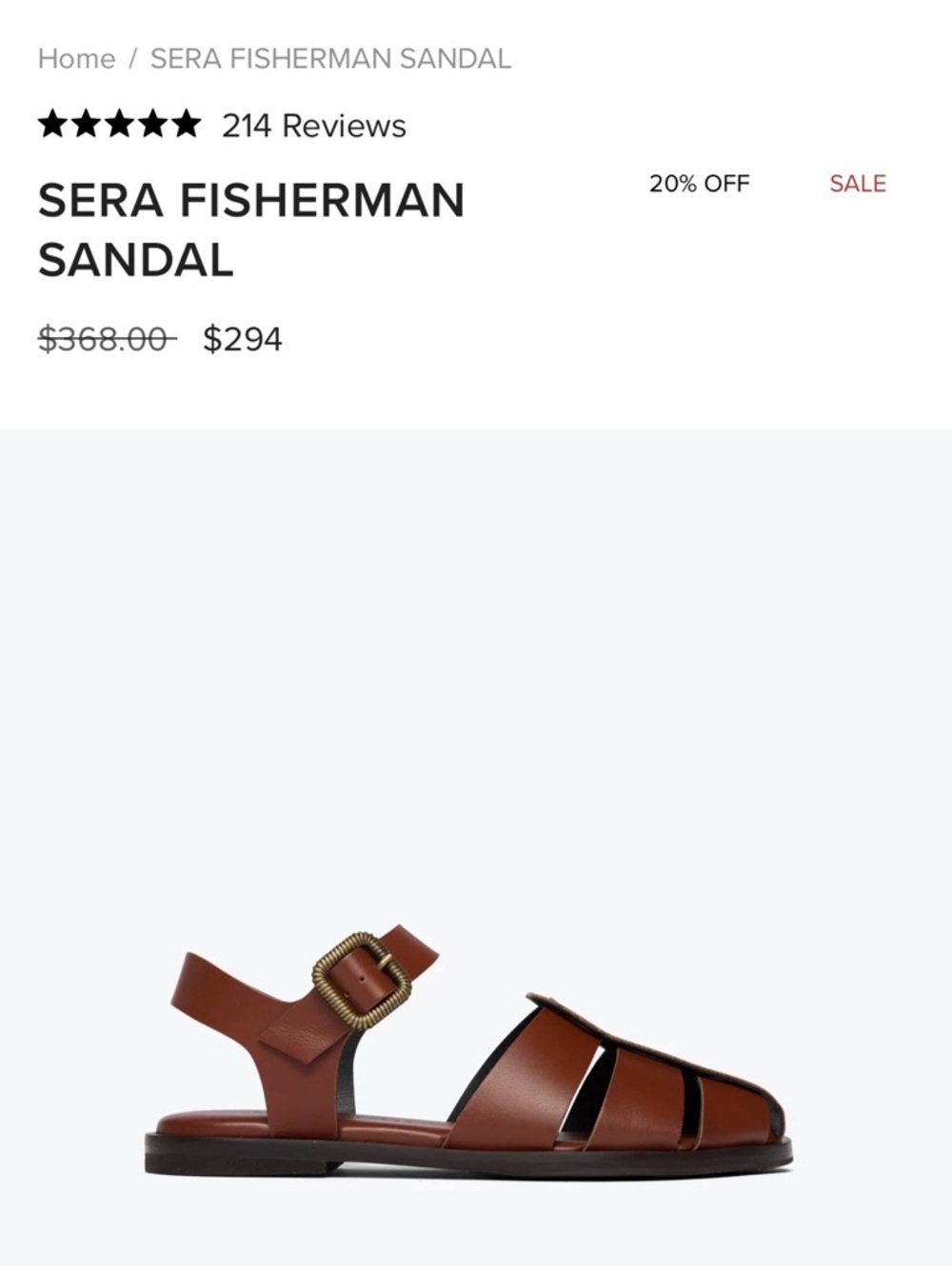 Freda Salvador Sera Fisherman Sandal